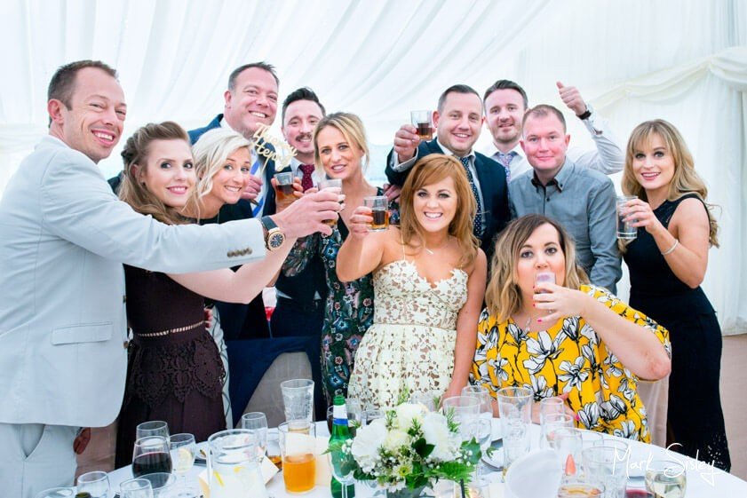 bridal toast at wedding - Mark Sisley Photography