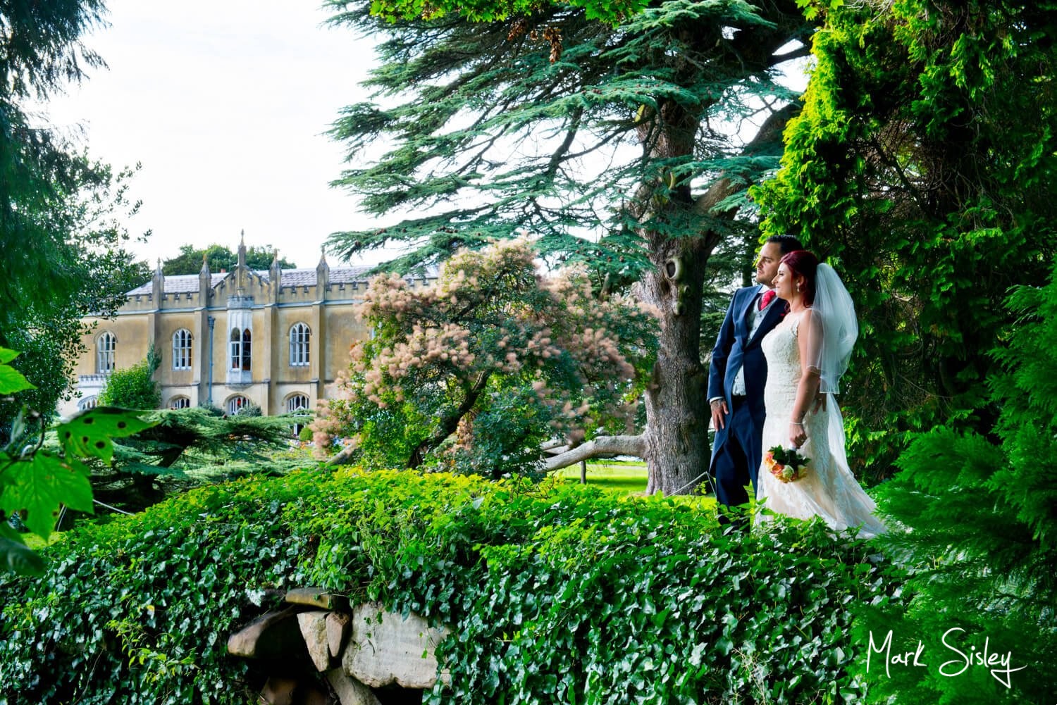 Fabulous vista at Missenden Abbey wedding celebration