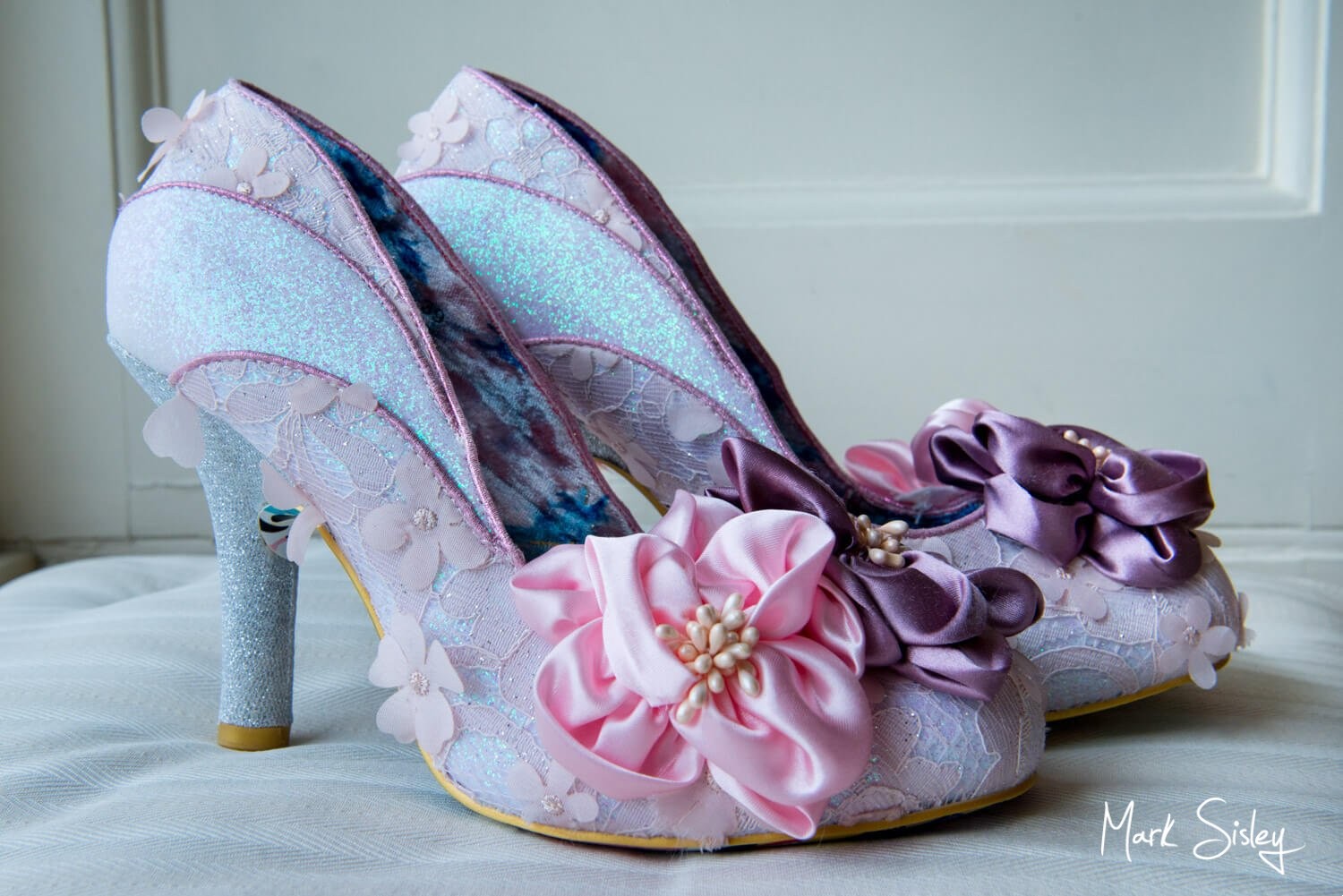 The wedding shoes - Hartwell House photography in the rain