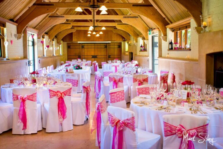 The West Hall at this Dairy Waddesdon wedding day