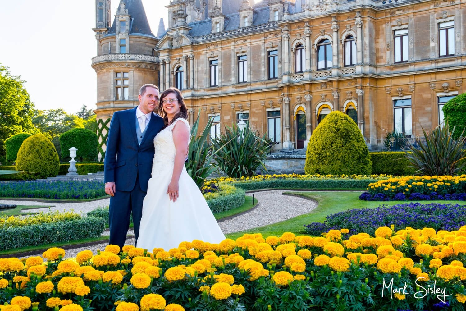 Dairy Waddesdon wedding day images at the manor