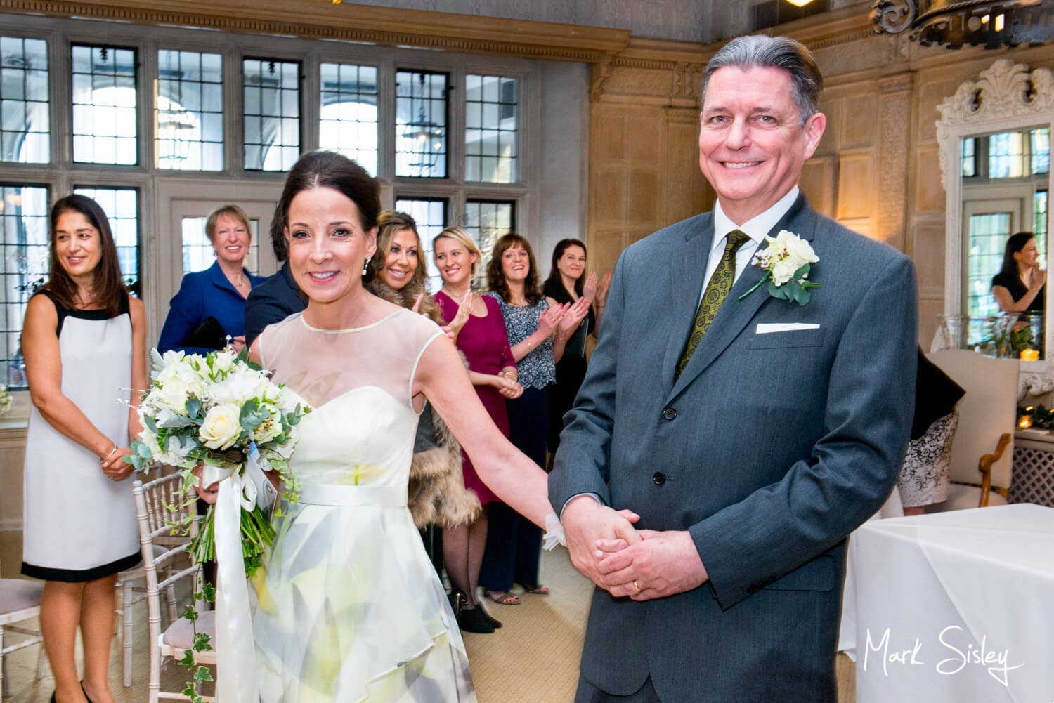 Danesfield House wedding photography during the civil ceremony