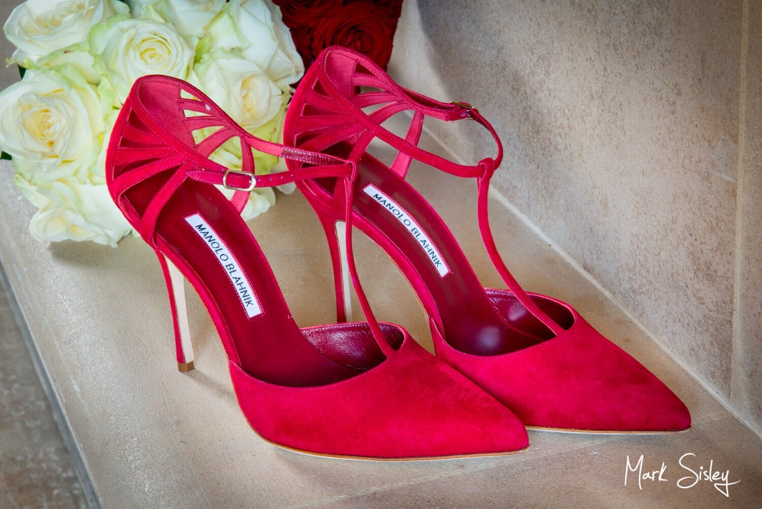 Dairy, Waddesdon Christmas wedding shoes for the bride
