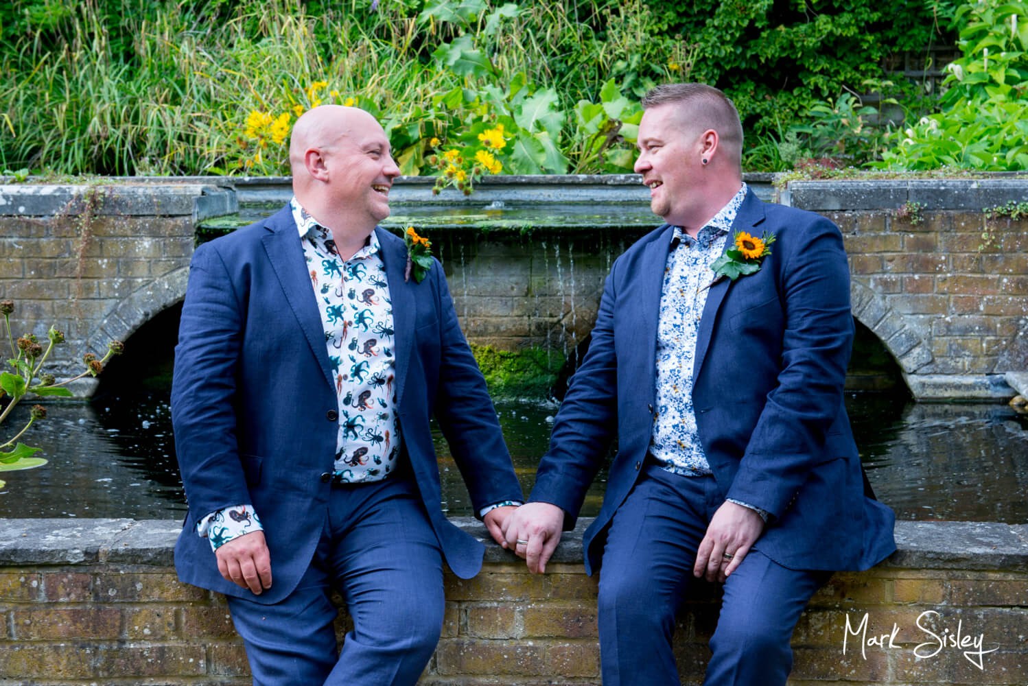 Taplow Court wedding picture of the newlyweds