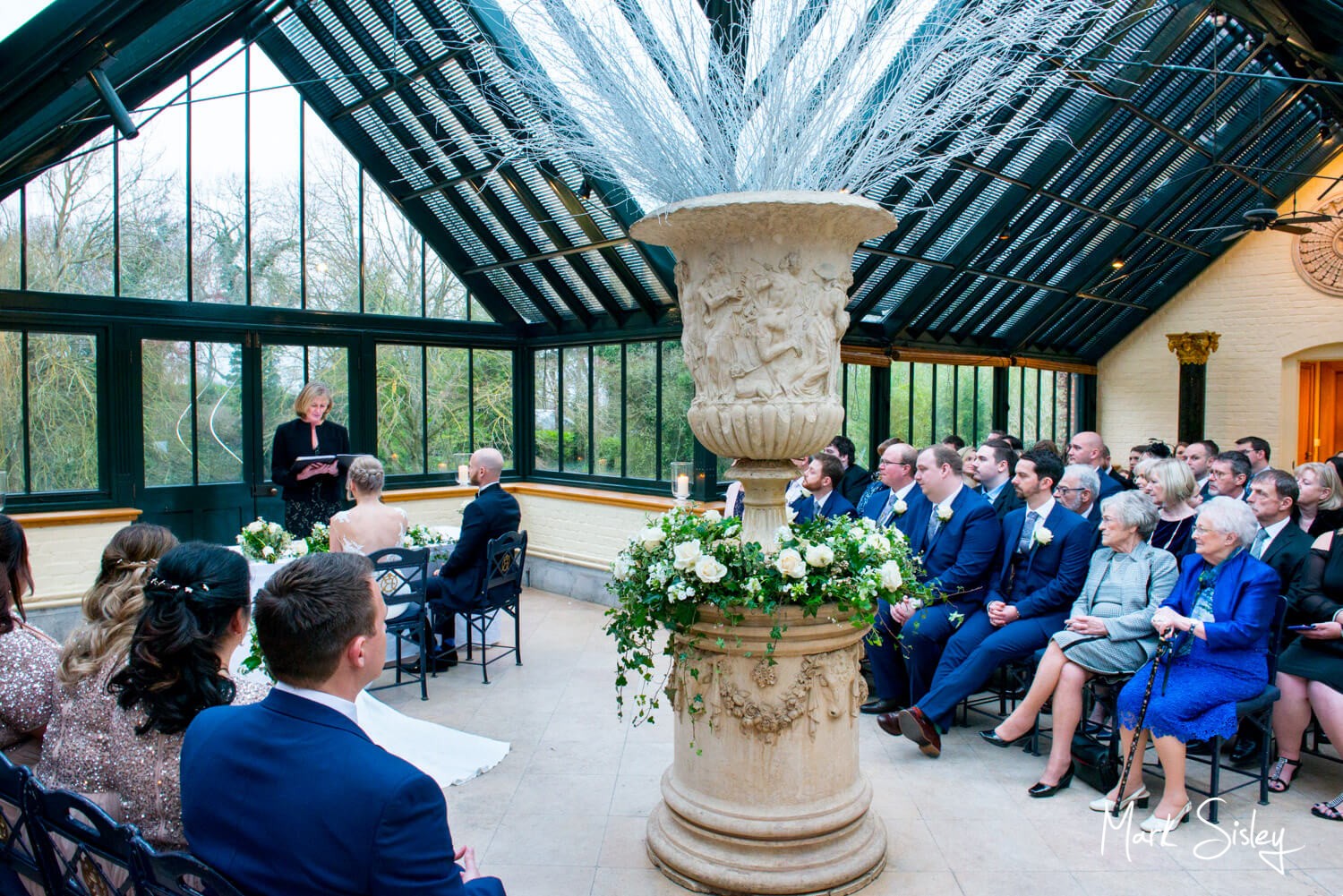Waddesdon Dairy winter wedding civil ceremony