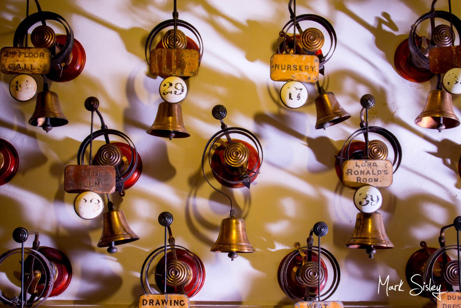 Cliveden House wedding photography blog - The servants bells