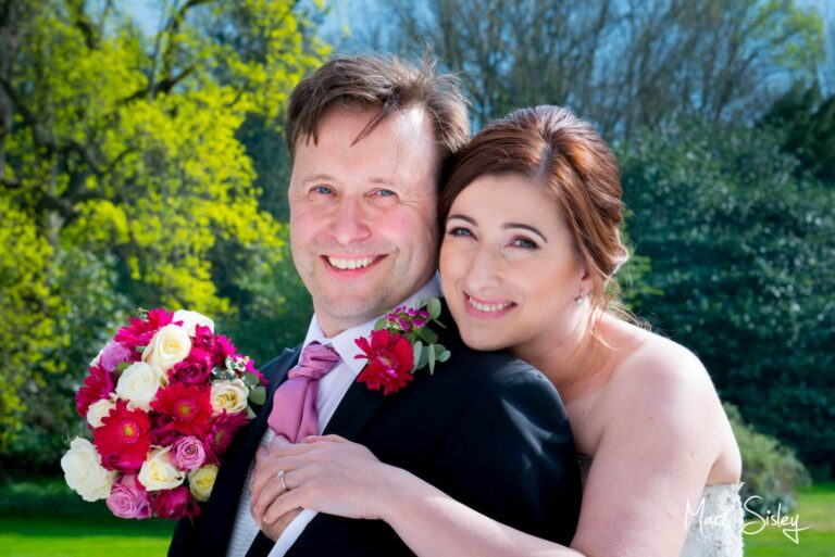 Taplow House wedding shot of the newlyweds