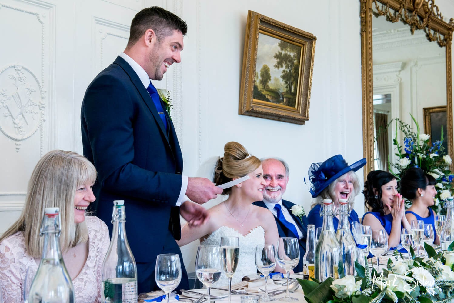 Taplow House wedding speeches make for great photos