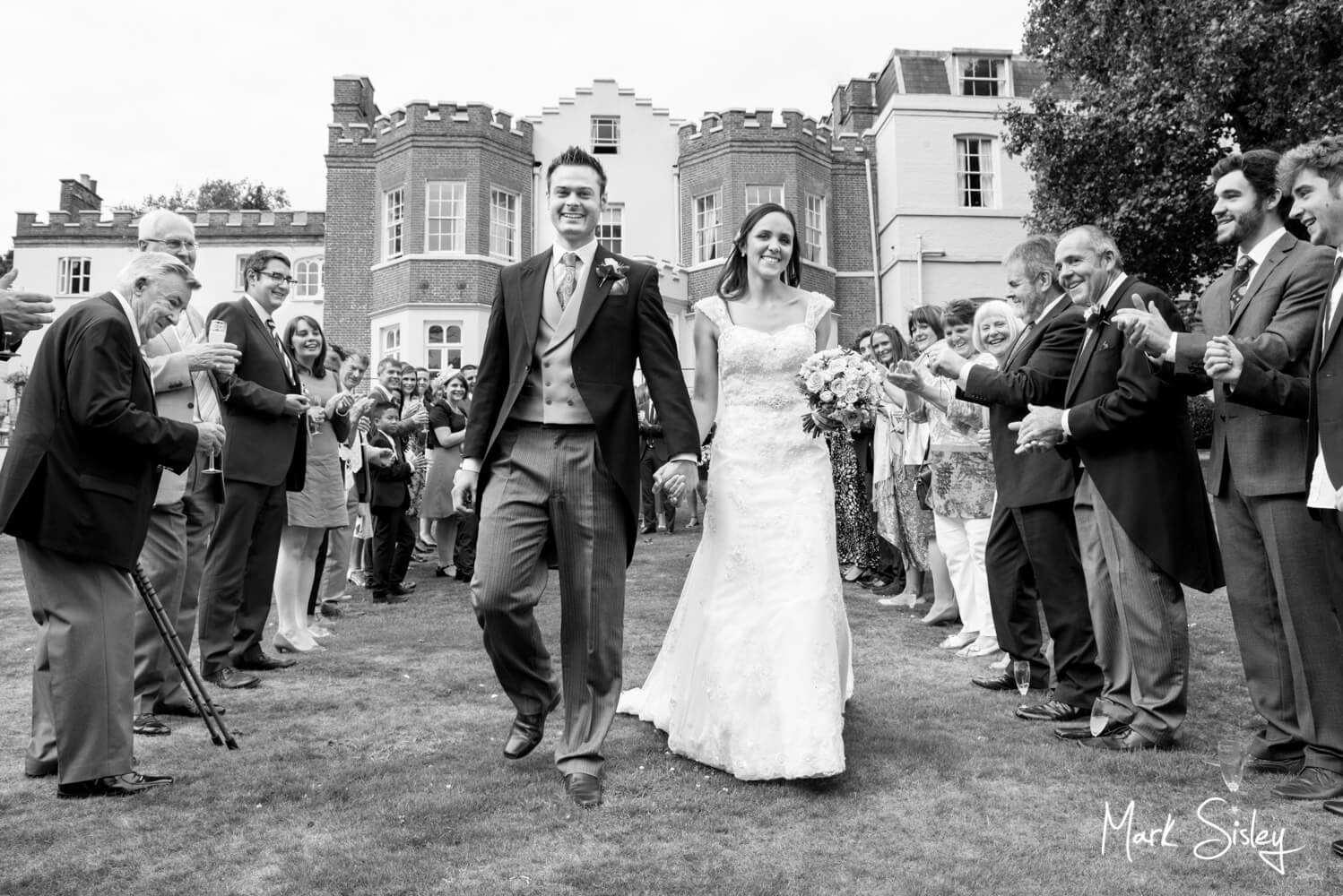 Taplow House Hotel wedding aisle 
