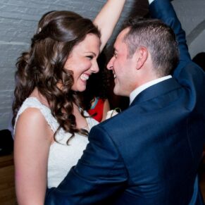Bride and groom dancing at Taplow House Hotel wedding