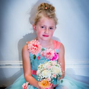 Young bridesmaid portrait at Taplow House wedding