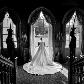 Buckinghamshire winter wedding photography at Hartwell House Hotel