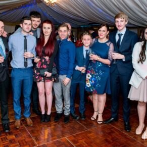 Guests at Notley Tythe Barn wedding