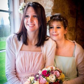 Guests at Notley Tythe Barn wedding