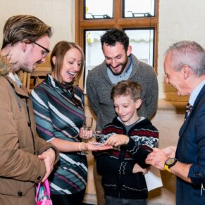 Magic tricks at the Waddesdon Wedding Inspiration Day