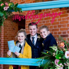 A few of the staff at the Waddesdon Wedding Inspiration Event