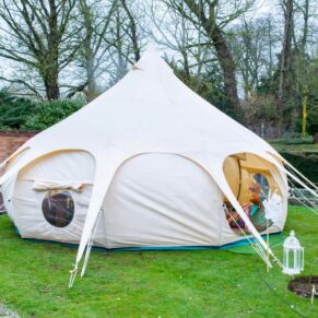 Mini childrens marquee at Waddesdon Wedding Inspiration Event