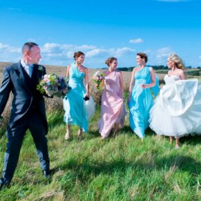 Picture time at Notley Tythe Barn wedding