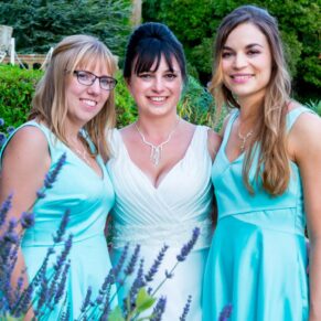 Latimer Estate wedding pose in the gardens