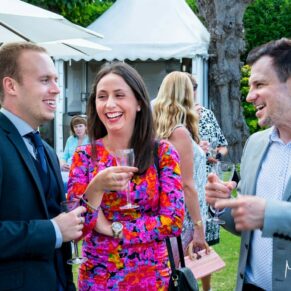 Reportage moment captured on the lawns of this magical Marlow venue