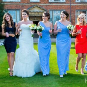 This group of ladies taking a relaxed stroll within the grounds of Dorton House 