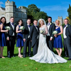 Harte and Garter wedding photography of the family on The Long Walk