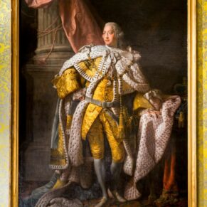 One of the grand paintings found inside historic Hedsor House 
