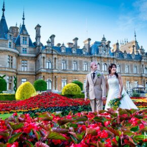 Five Arrows Waddesdon wedding photography of these newlyweds at the manor