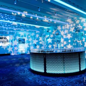 Buckinghamshire events photography of the bar interior prior to the guests arriving 