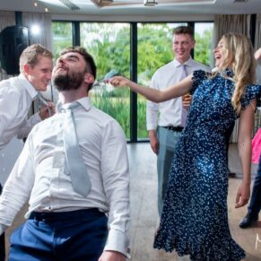 Swan at Streatley wedding - the dancing as always makes for some great photos of the guests 