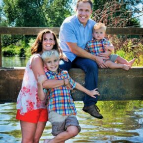 This very relaxed family photography pose on the bridge was captured by the River Chess near Chorleywood in Buckinghamshire for this portraits session 