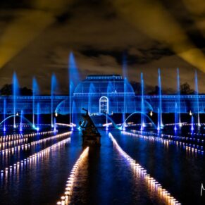 Buckinghamshire Winter Wedding Photography - the illuminations at Kew Gardens