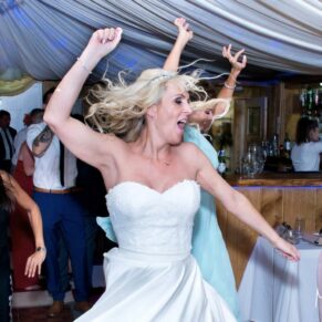 Notley Tythe Barn Wedding Photography - this bride really knew how to dance