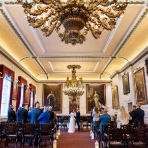 Grand interiors that don't get much better than The Guildhall in Windsor for a civil wedding ceremony