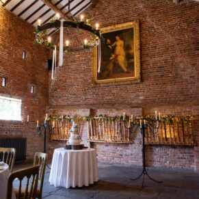 Photography of stunning barn wedding venue interior at this fabulous Buckinghamshire venue 